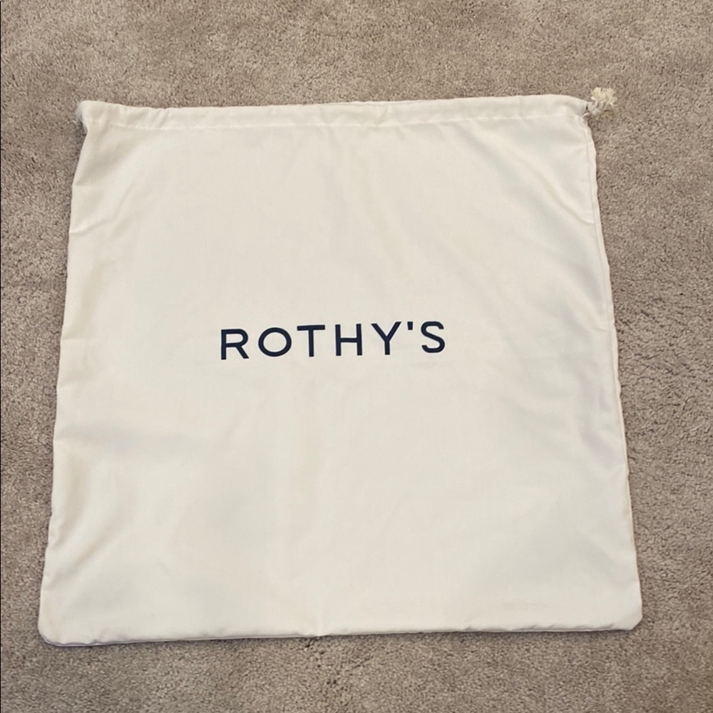 Rothy’s large drawstring dustbag